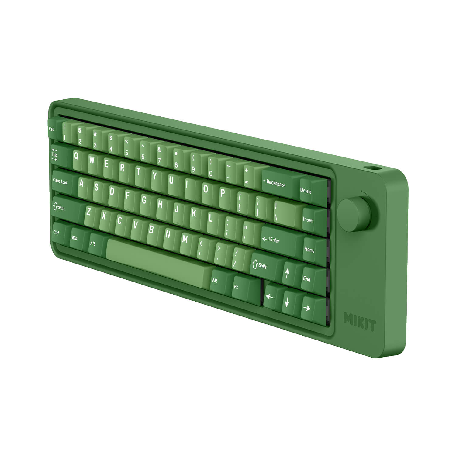 65% compact keyboard with multi-media knob