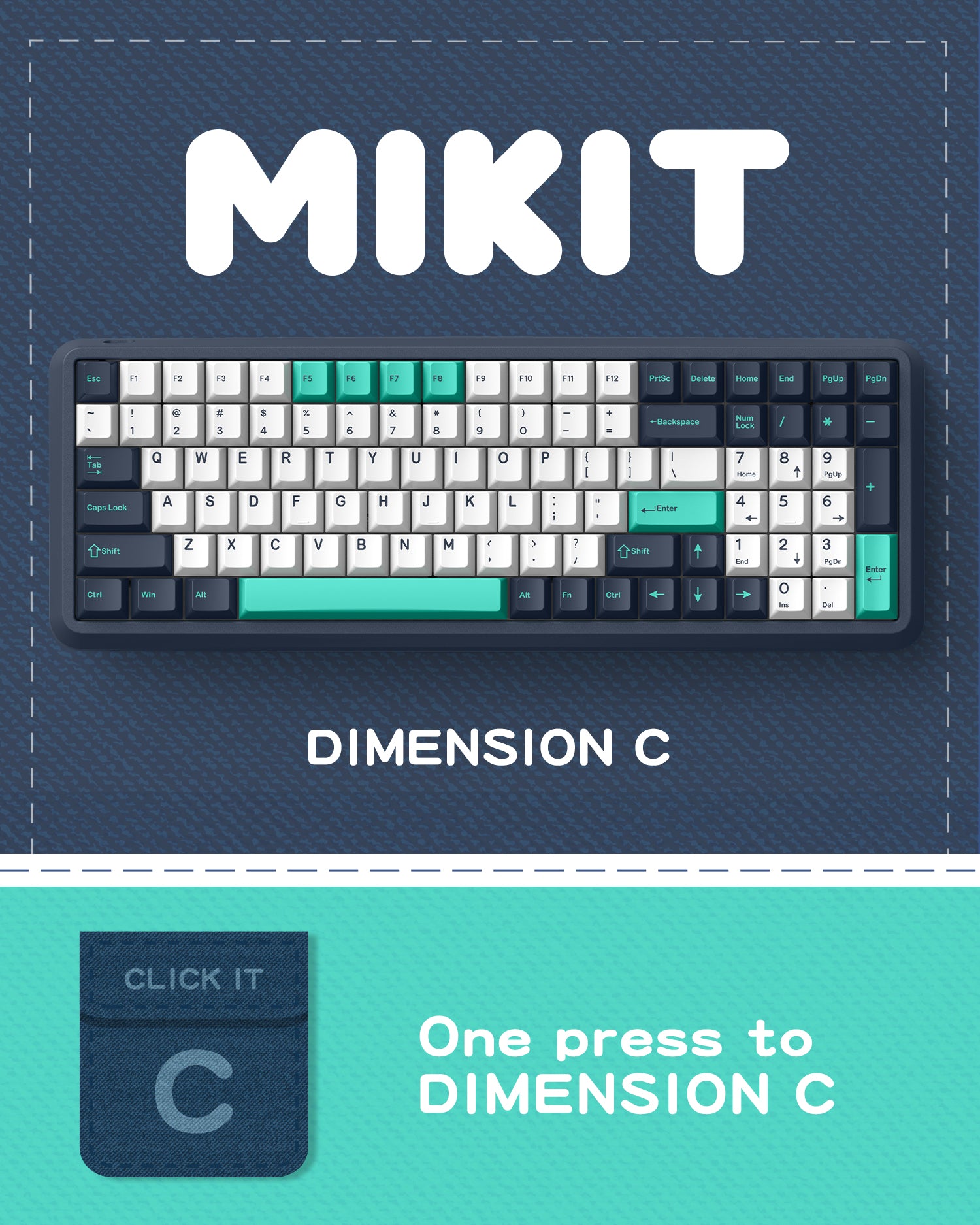MIKIT C96 Dimension C Tri-Mode Wireless Keyboard Review in Jun 2023