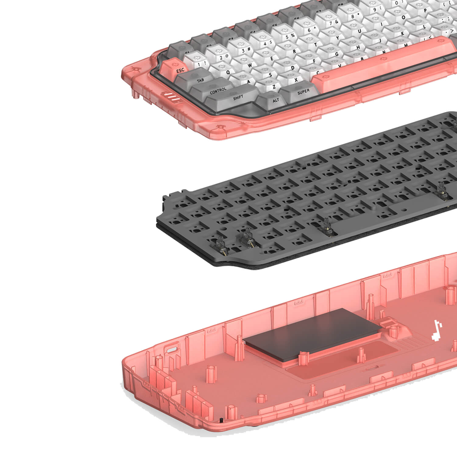 mk72 barebone, mk72 keyboard kit. mk72 hua, custom keyboard