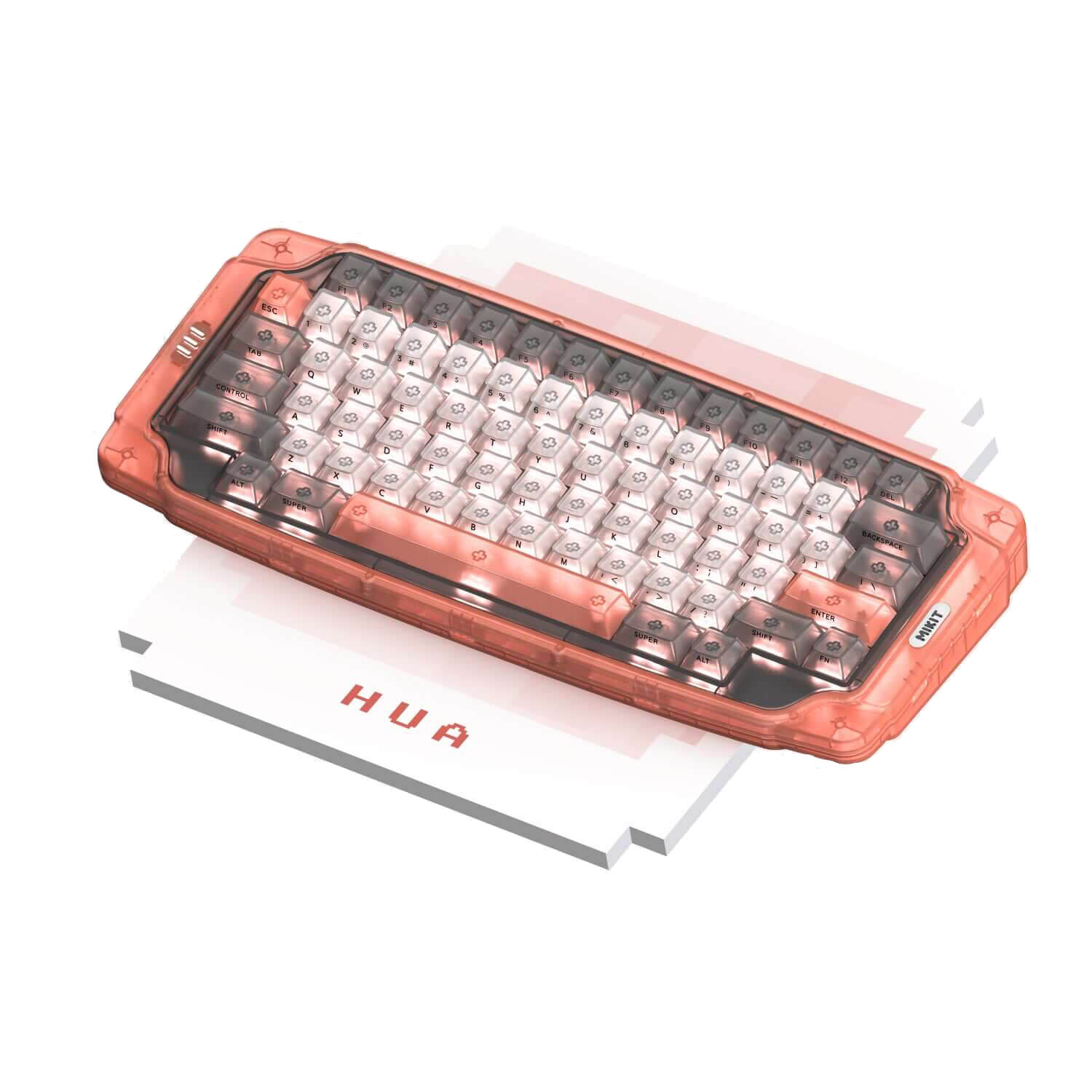 MIKIT mk72 cutom kit MIKIT mk72 barebone mk72 gaming keyboard #Color_Hua