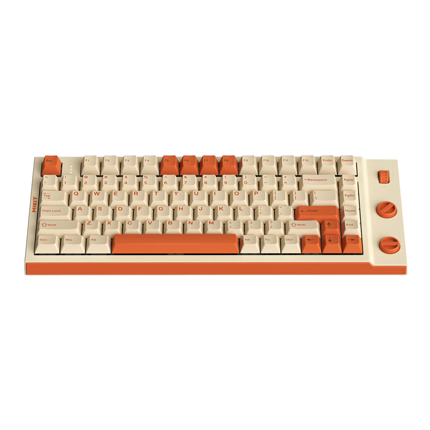 MIKIT T80 HAZEL CHOC Hot swappable Mechanical Keyboard