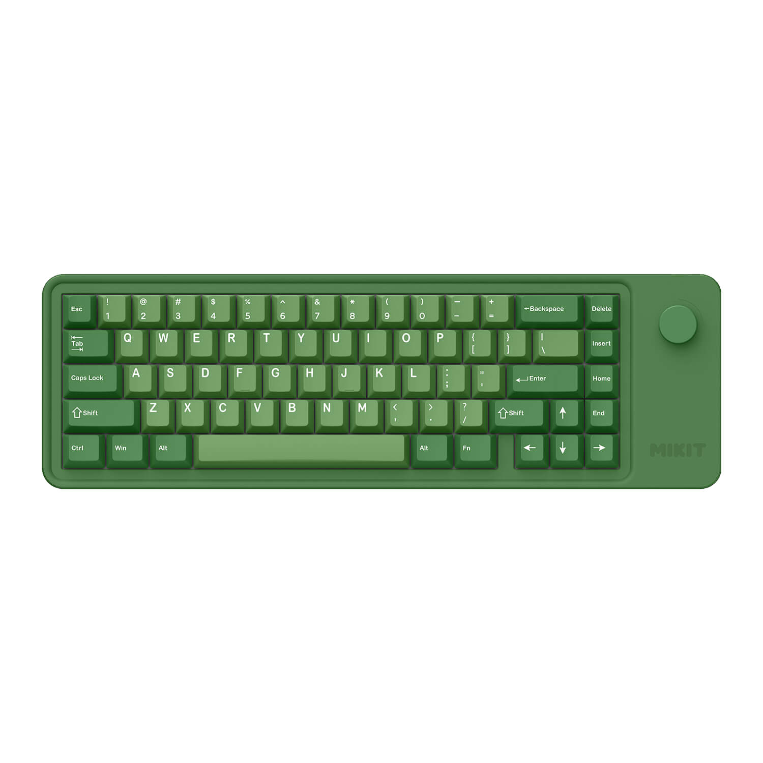 MIKIT M65 Evergreen Wireless Mechanical Keyboard | Gasket Mount &Knob Version