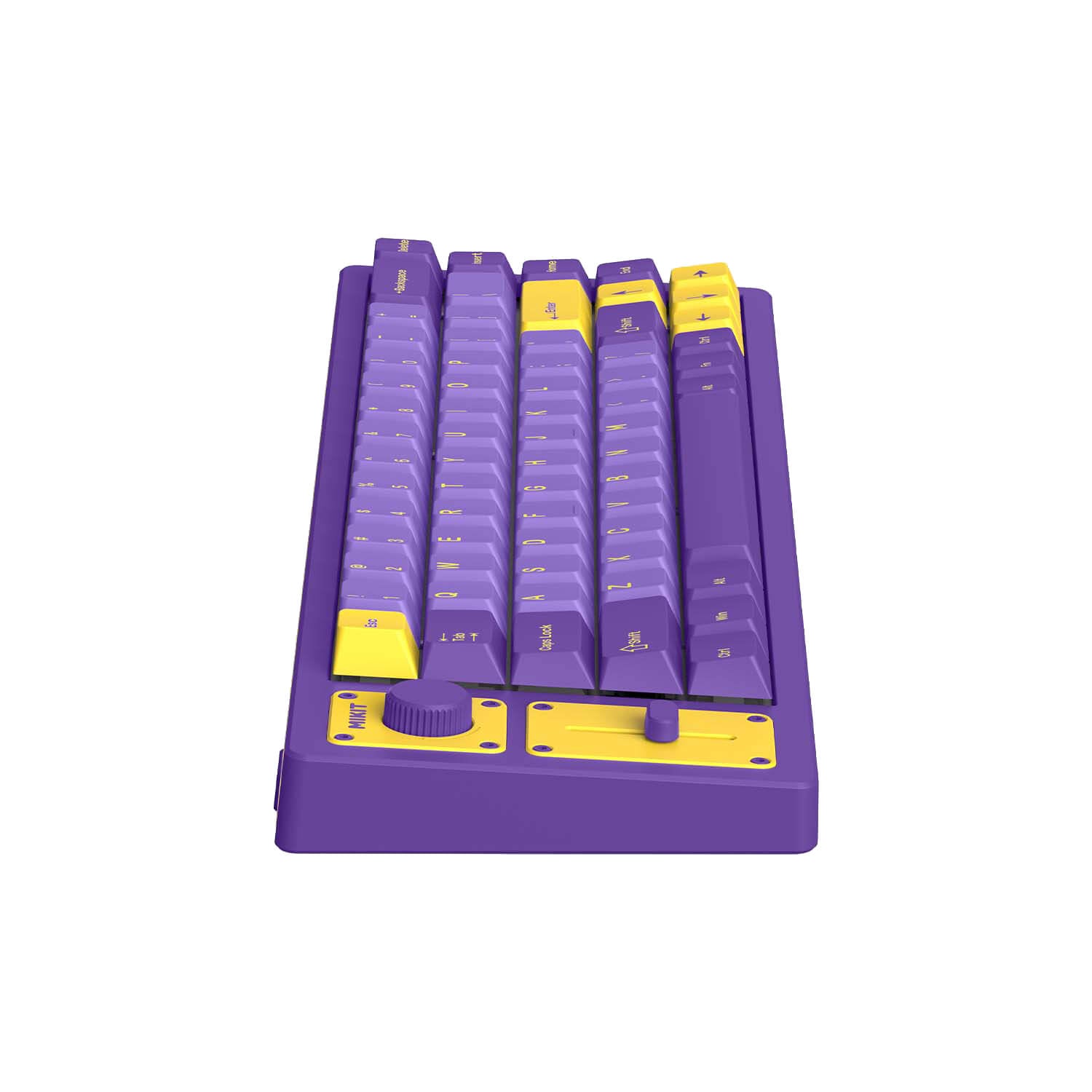 65% layout keyboard with knob